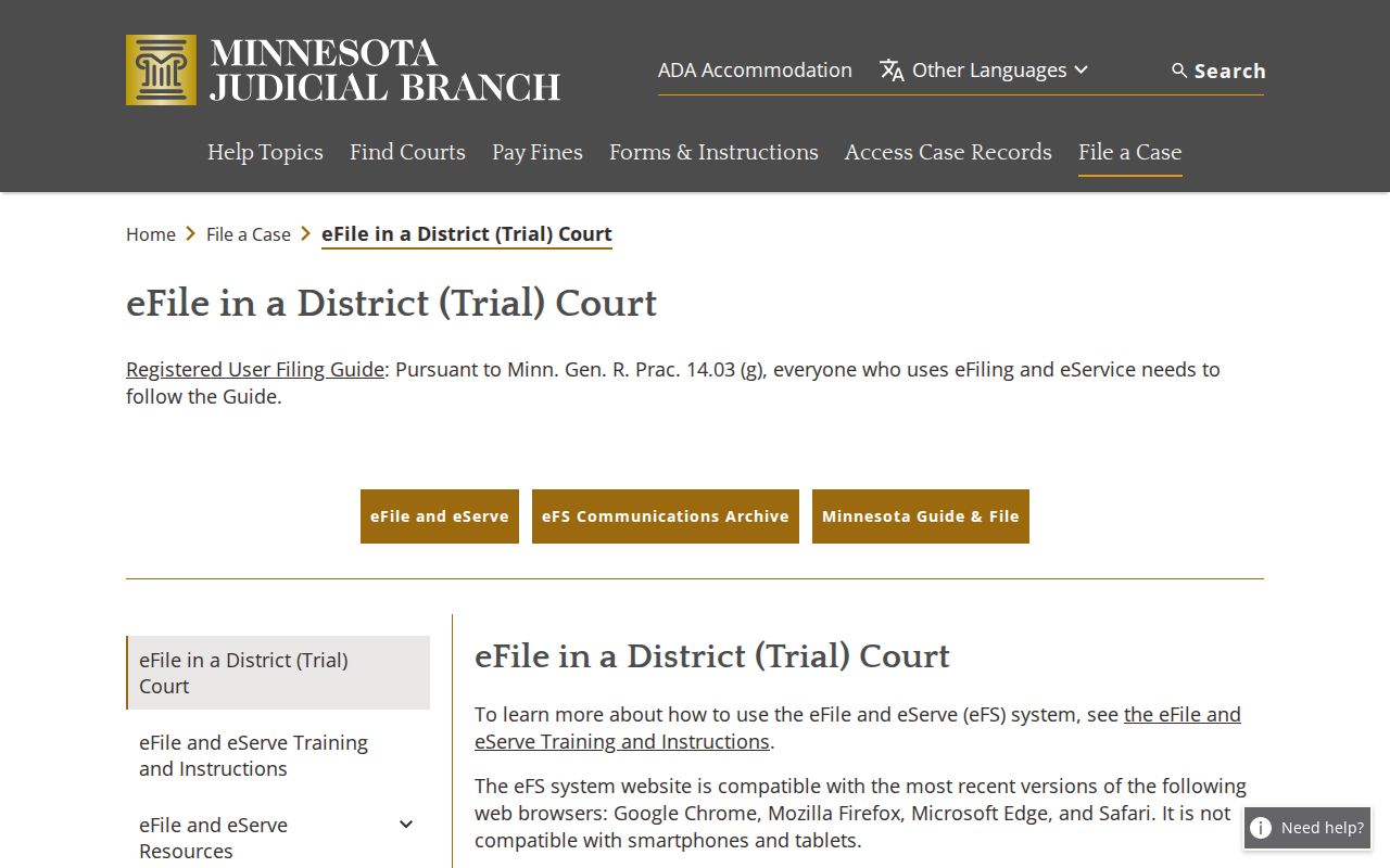 Traverse County civil court dockets and district trial court filing
