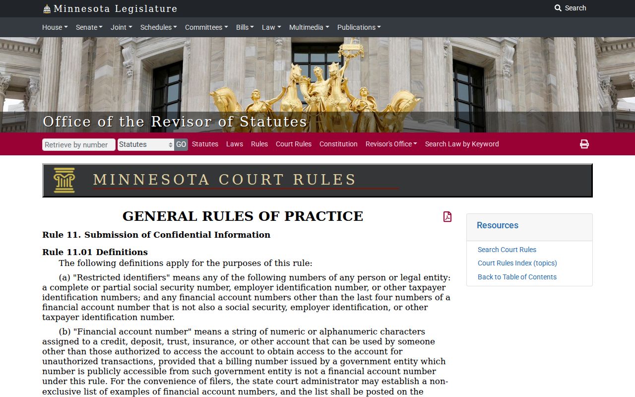 Traverse County civil court dockets and General Rule 11 redaction