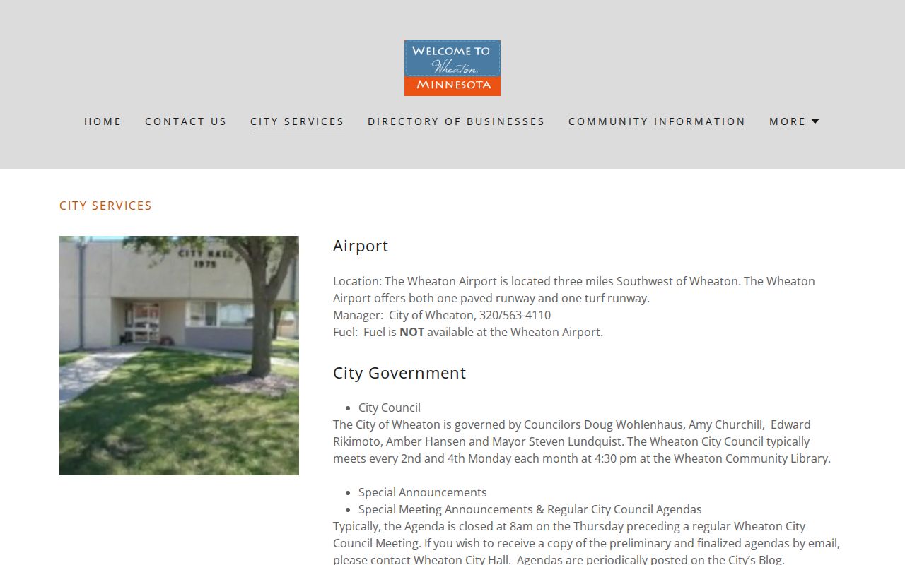 Wheaton Traverse County court records city services navigation